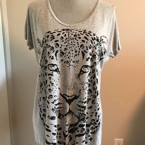 Lauren Moshi leopard skull tee